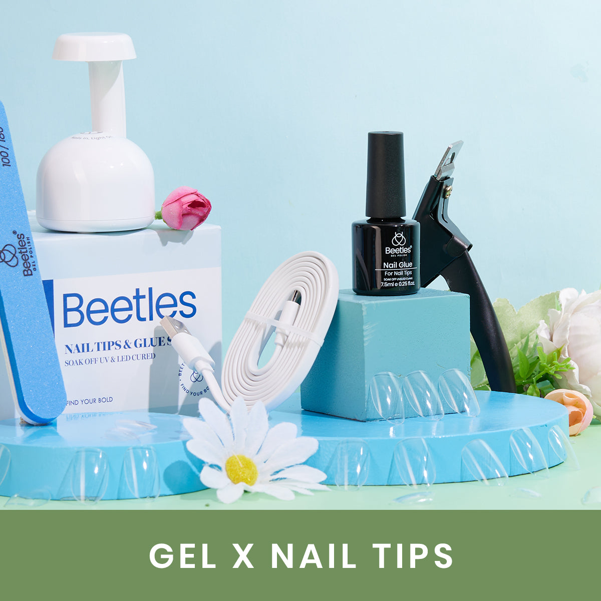 False Nail x Gelly Tips - Best of 2023 Soft Gel x Nail Extension System.