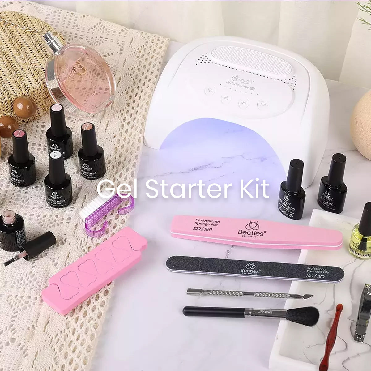 All-in-one nail kit - The Best Manicure gift for pros & beginner.