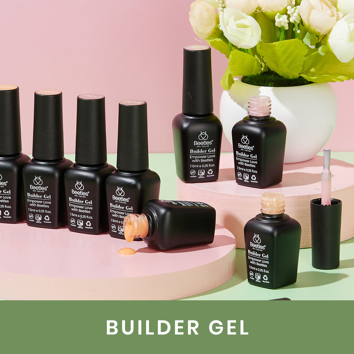 Build In A Bottle - Create length, thickness, or add strength with builder gel for nails