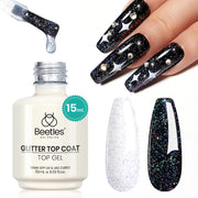 Beetles Holographic Glitter Top Coat | 15ML