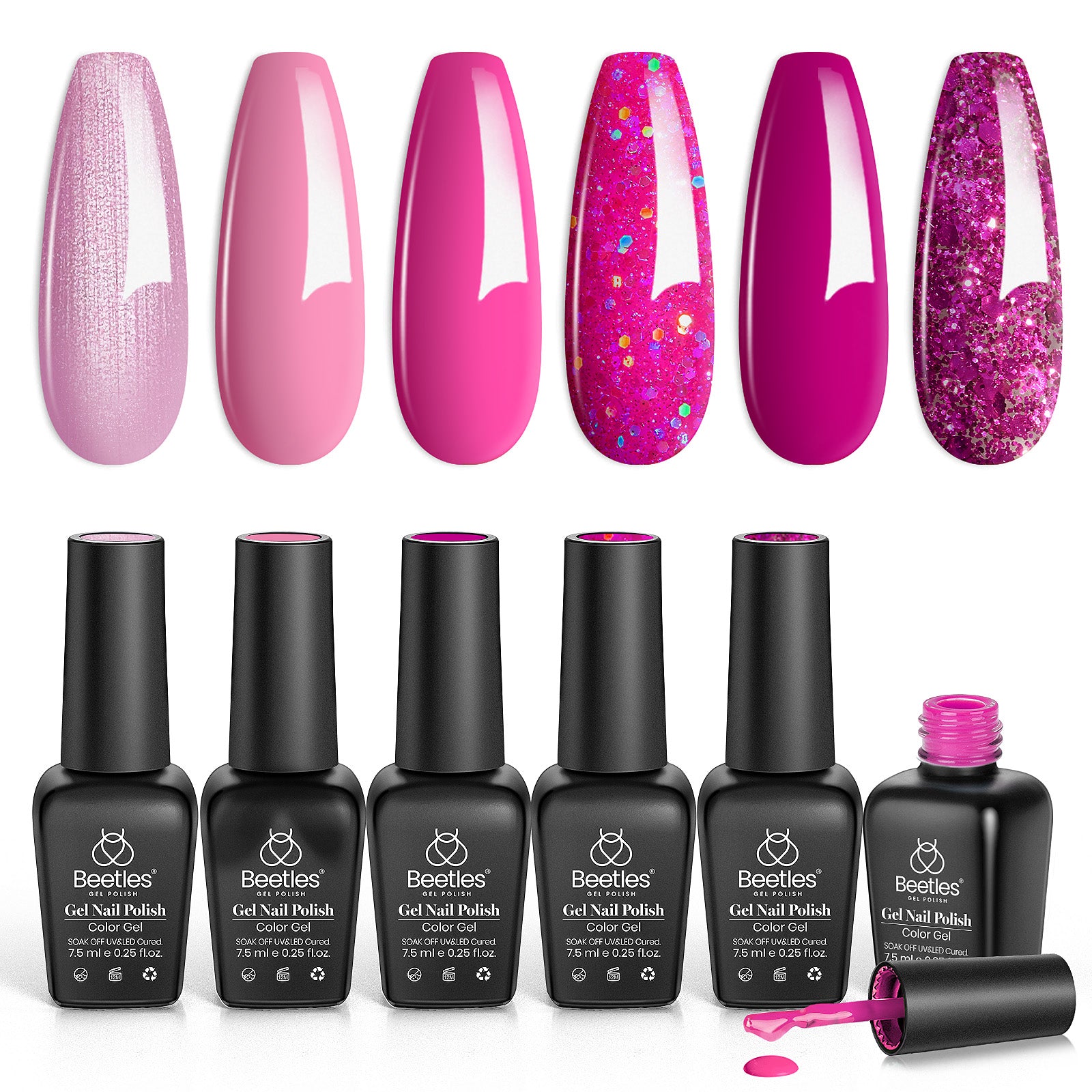 Pink Angel | 6 Colors Gel Polish Set 