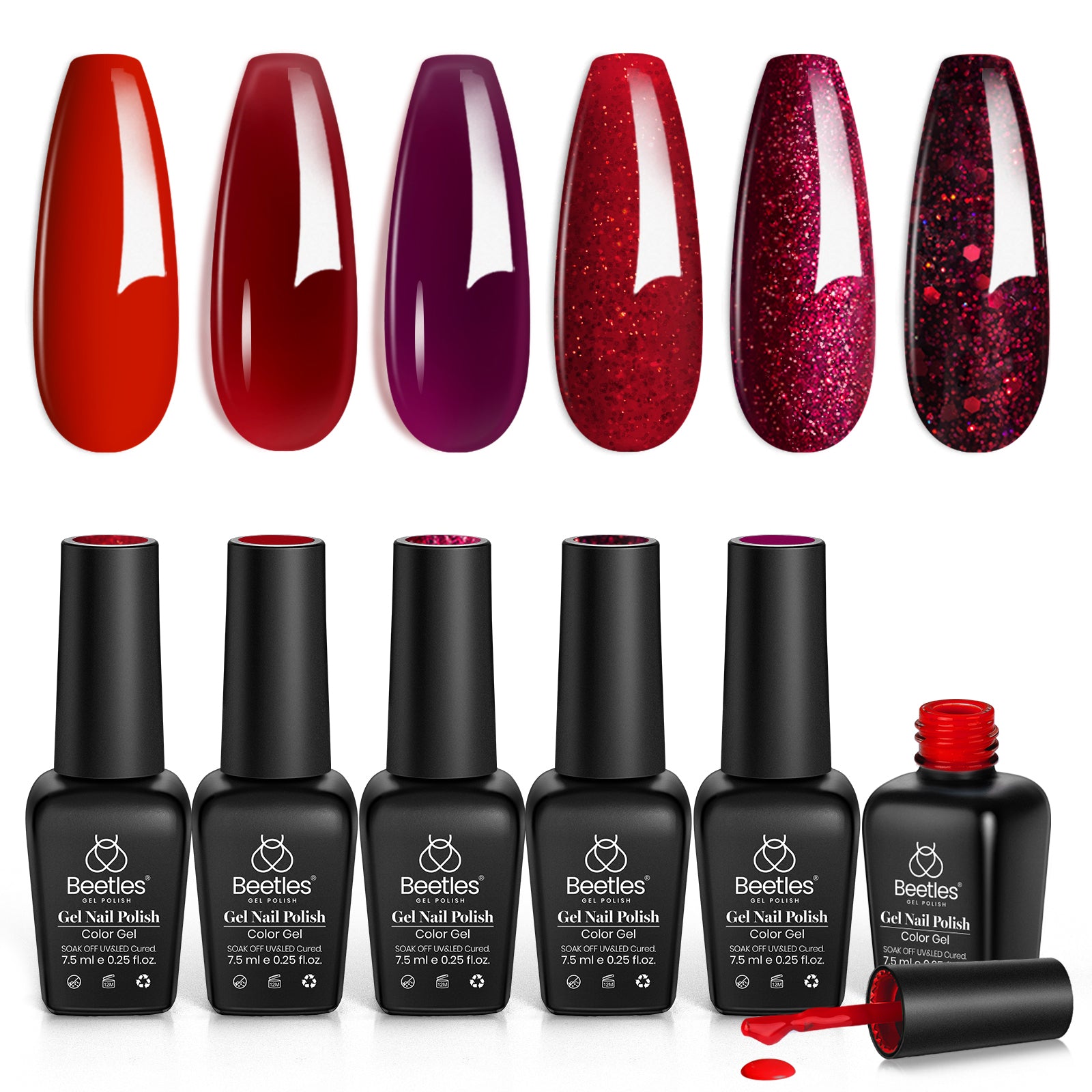 Poinsettia Love| 6 Colors Gel Polish Set