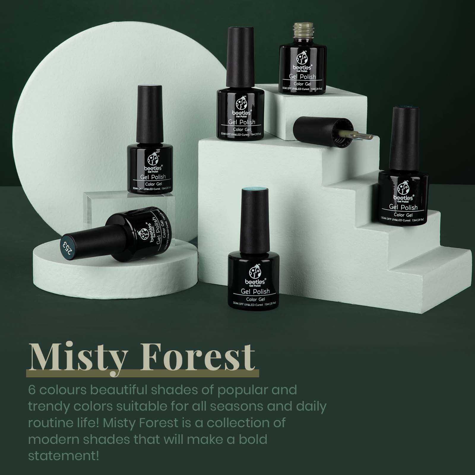 Misty Forest | 6 Colors Gel Polish Set