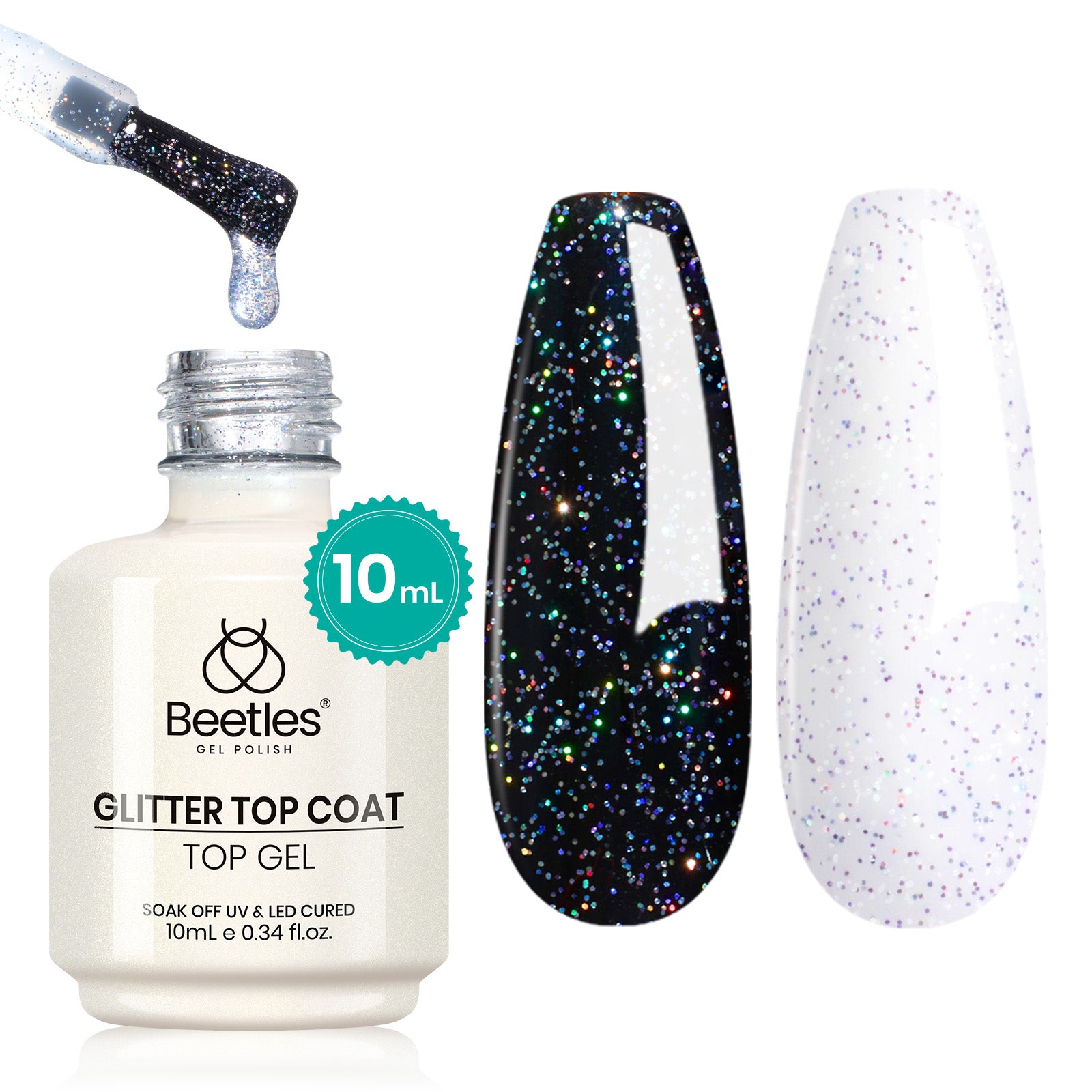 Beetles Glitter Top Coat| 10ML