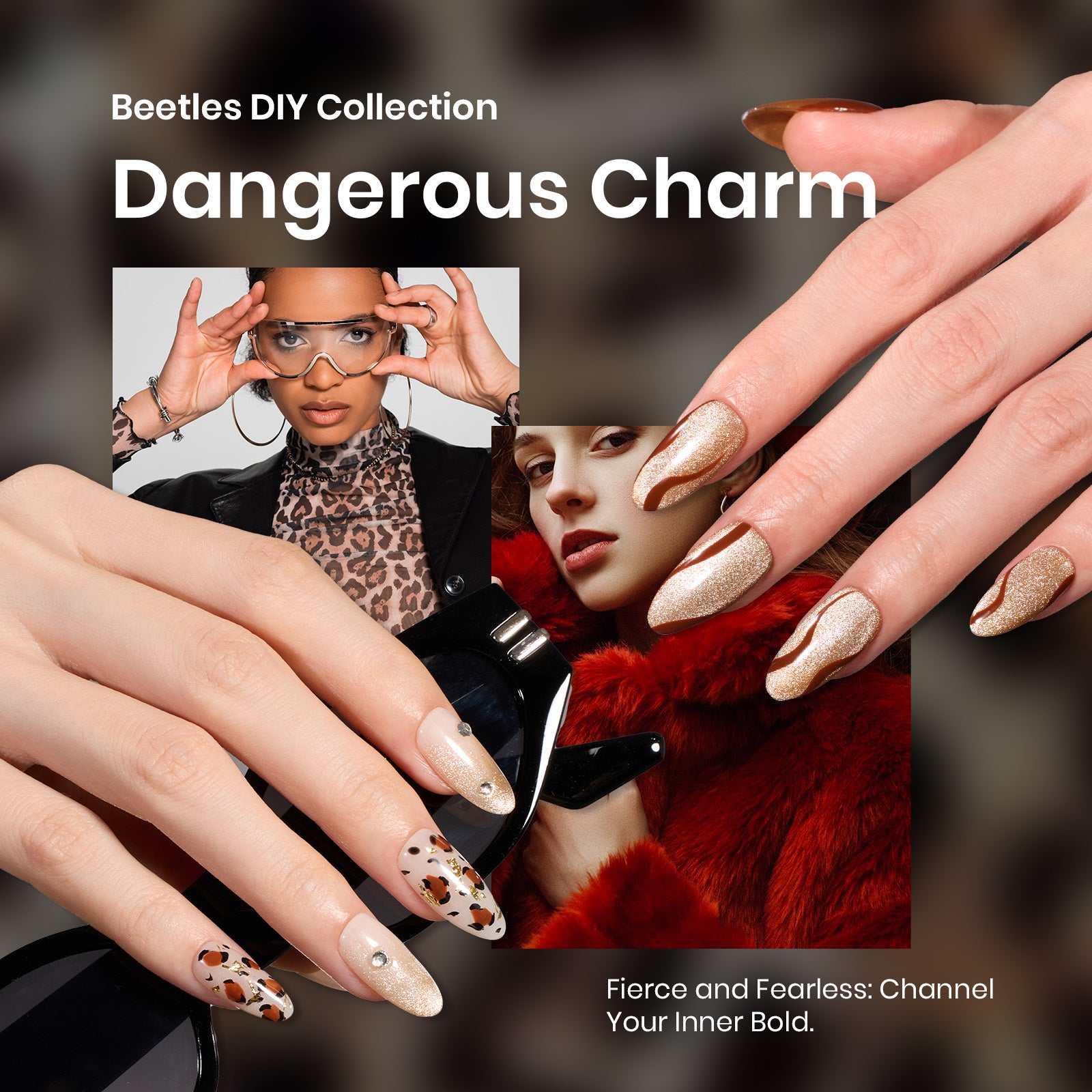 Dangerous Charm | 2 Colors with All-Inclusive Nail Art Essentials Kits