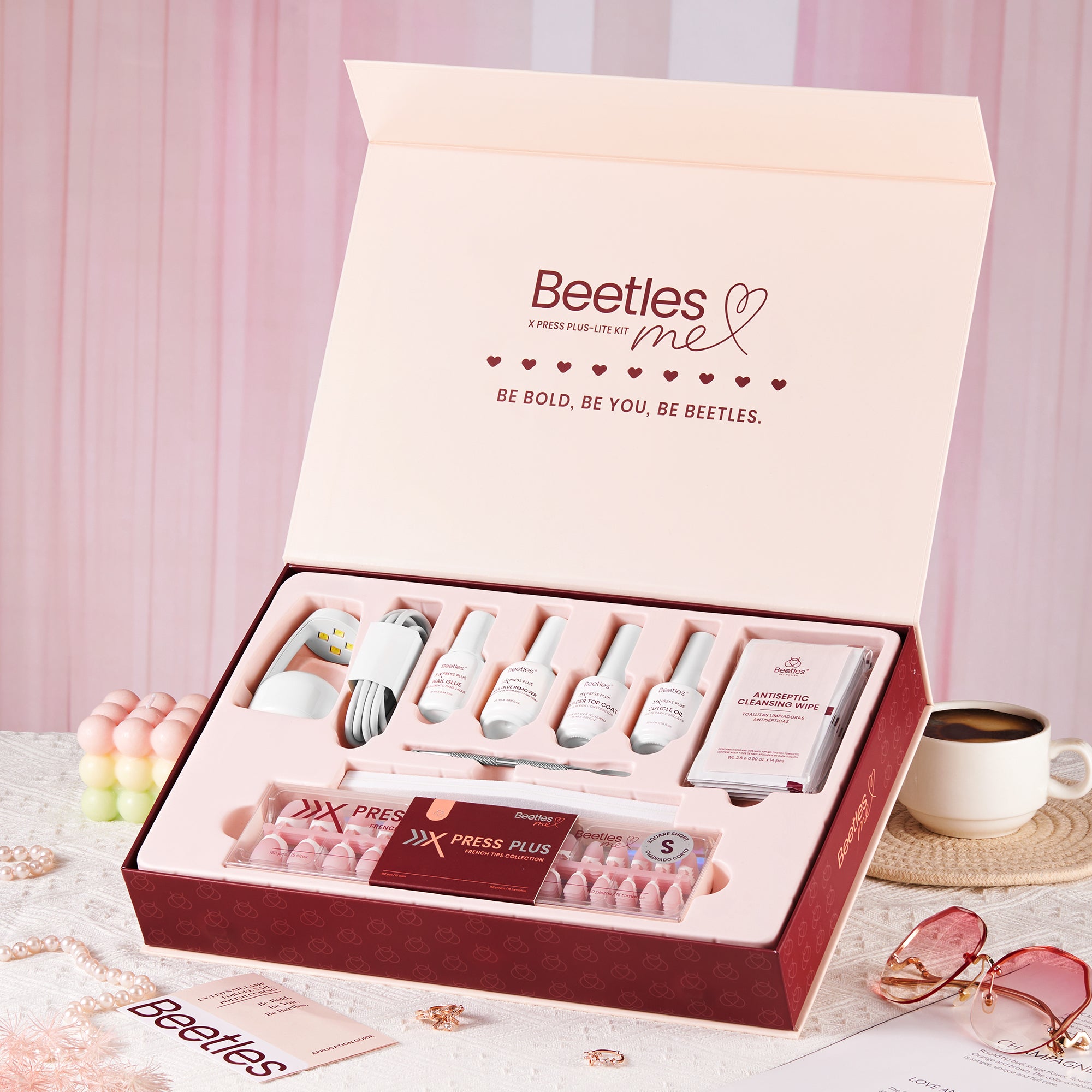 Gift Box: Buy Beetles X Press Plus-Lite Kit Gift Box Get Free Cuticle Oil 15ml (Value $15.99)