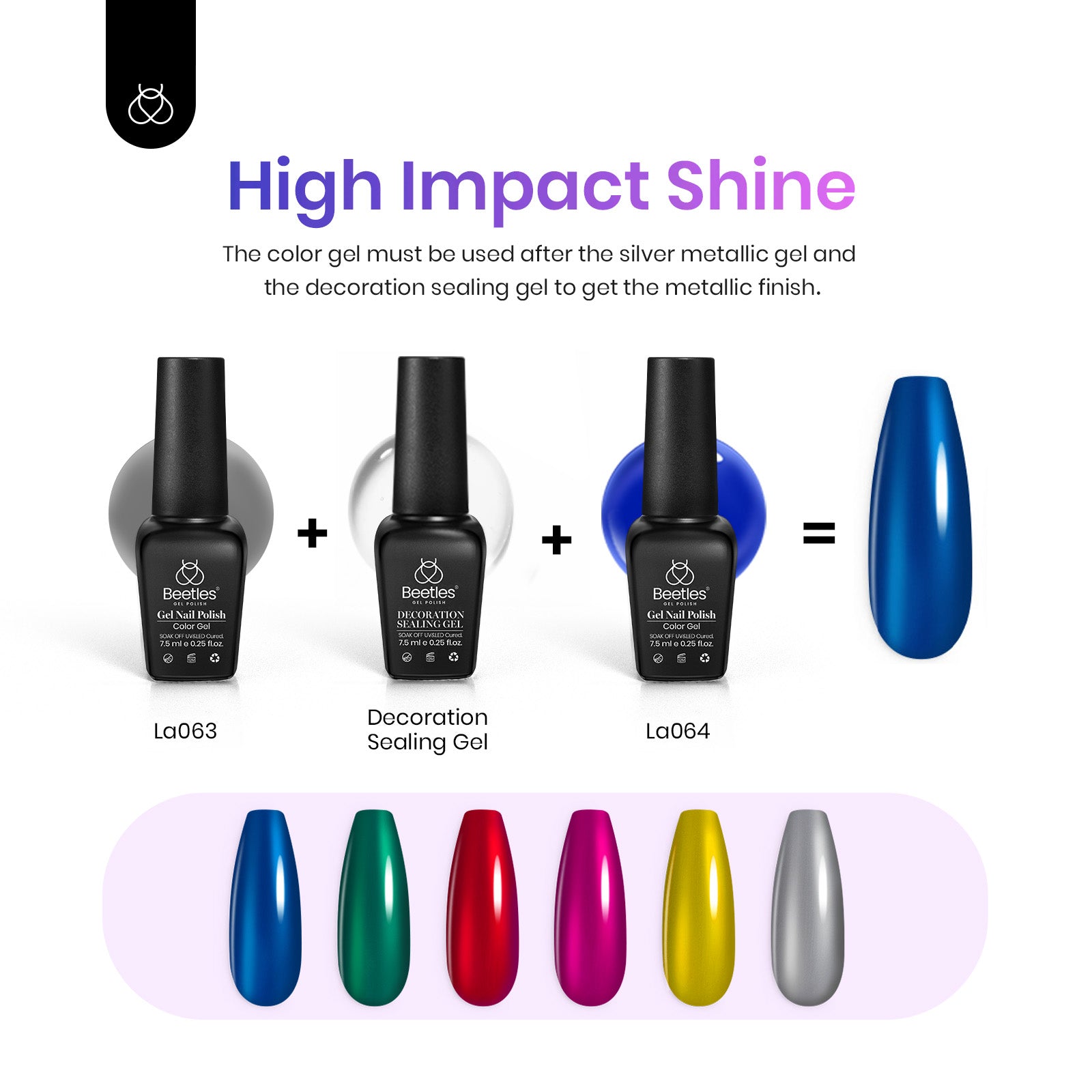 Gilded Age - 6 Colors Gel Nail Polish Set