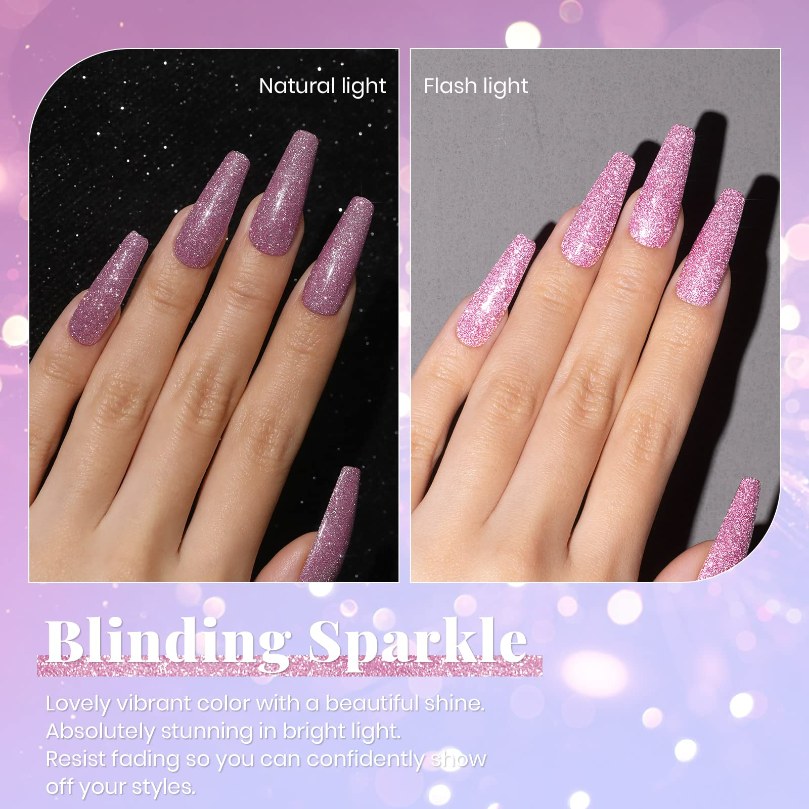 Sparkle Pink #b353 |15ml Gel Polish