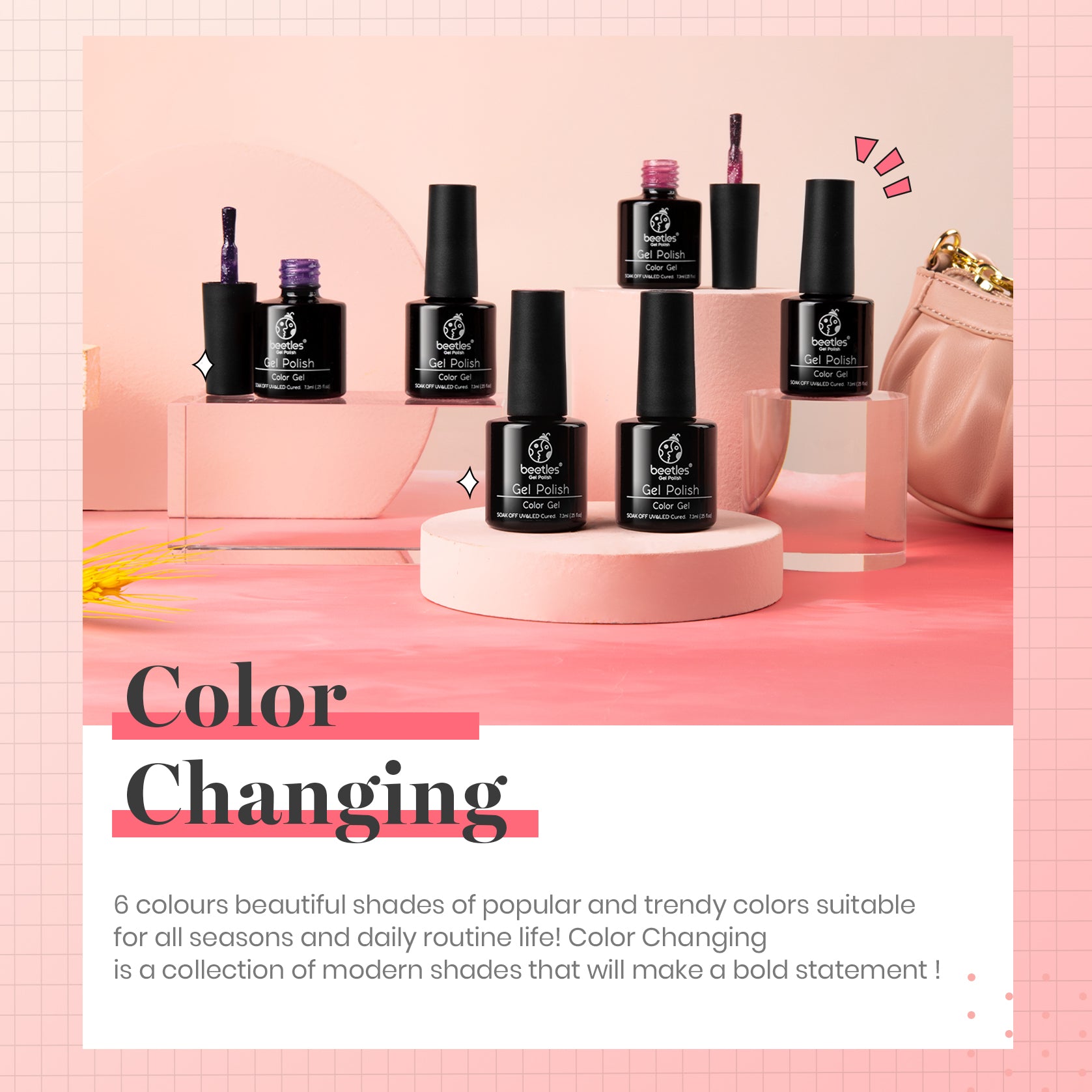 Color Changing | Gel Polish 6 Colors Set