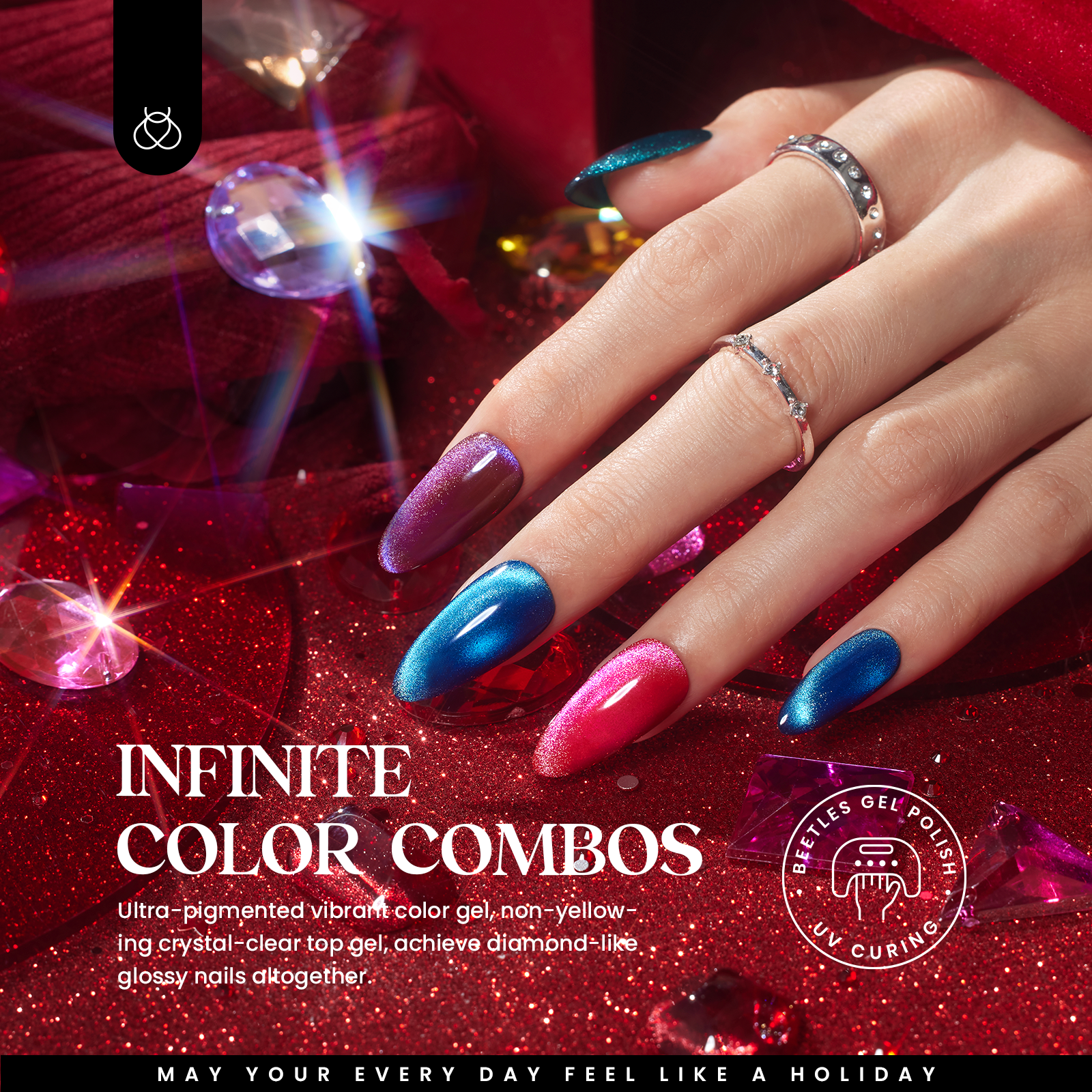 [ PRE SALE ] Gemstone Party - 20 Colors Gel Nail Polish Christmas Gift Set