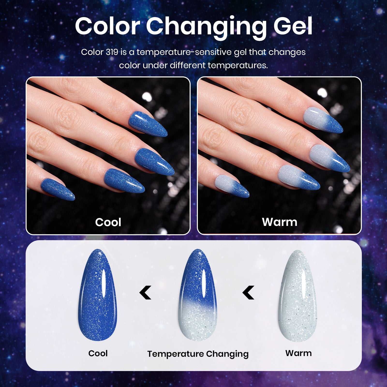 Milky Way | 6 Colors Gel Polish Set