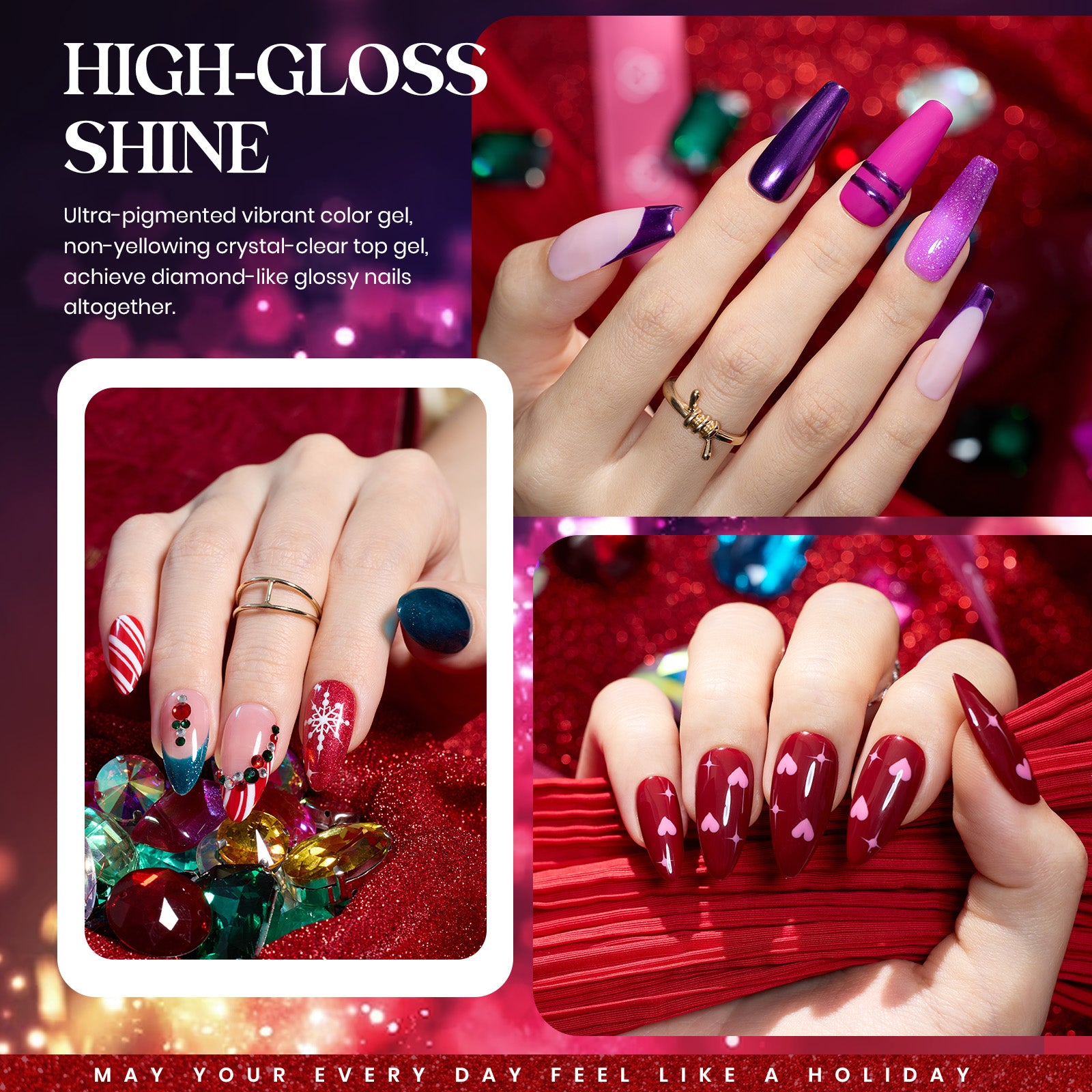 [ PRE SALE ]  Holiday - 36 Colors Gel Nail Polish Christmas Gift Set