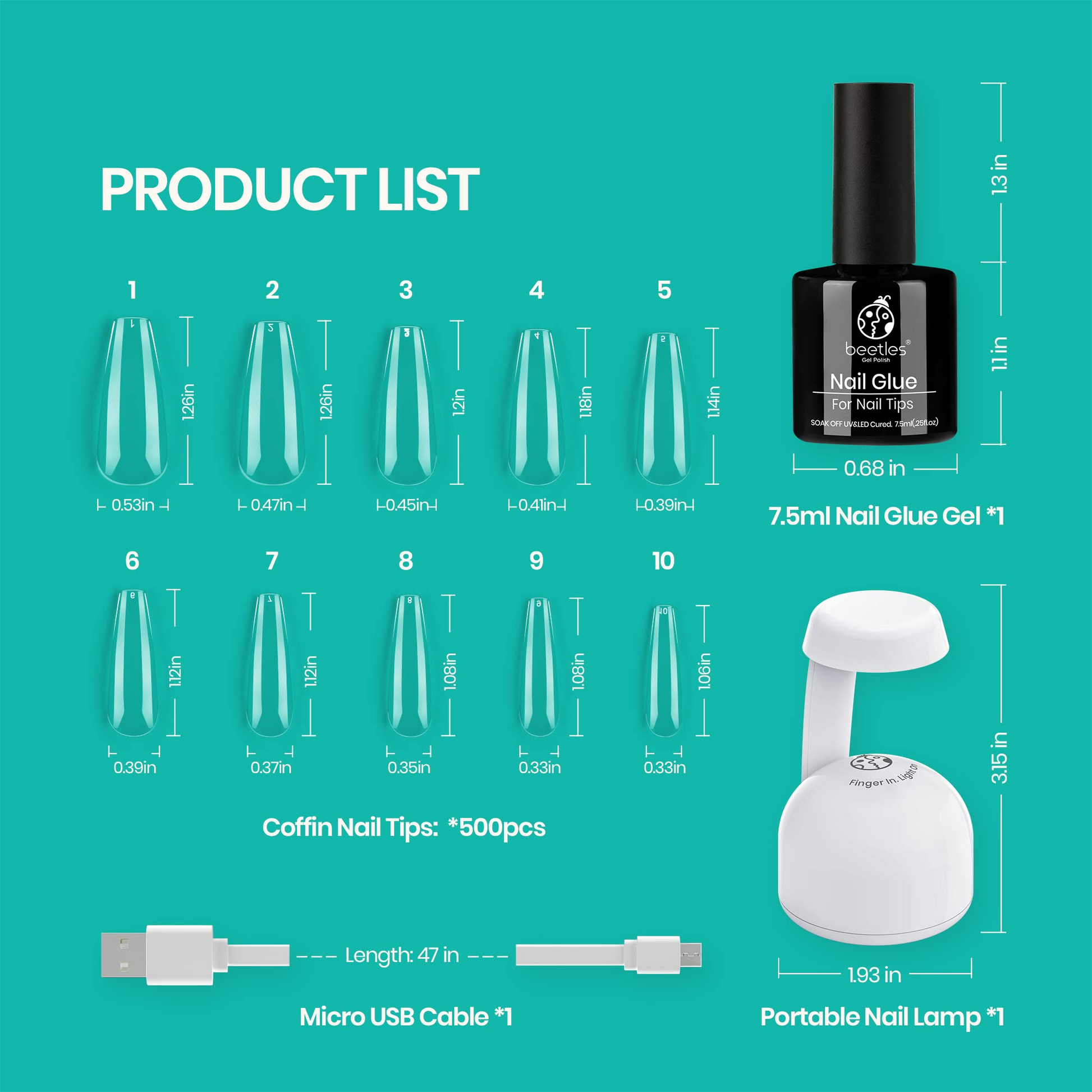 Beetles Gel x Nail Tip Starter Kit II