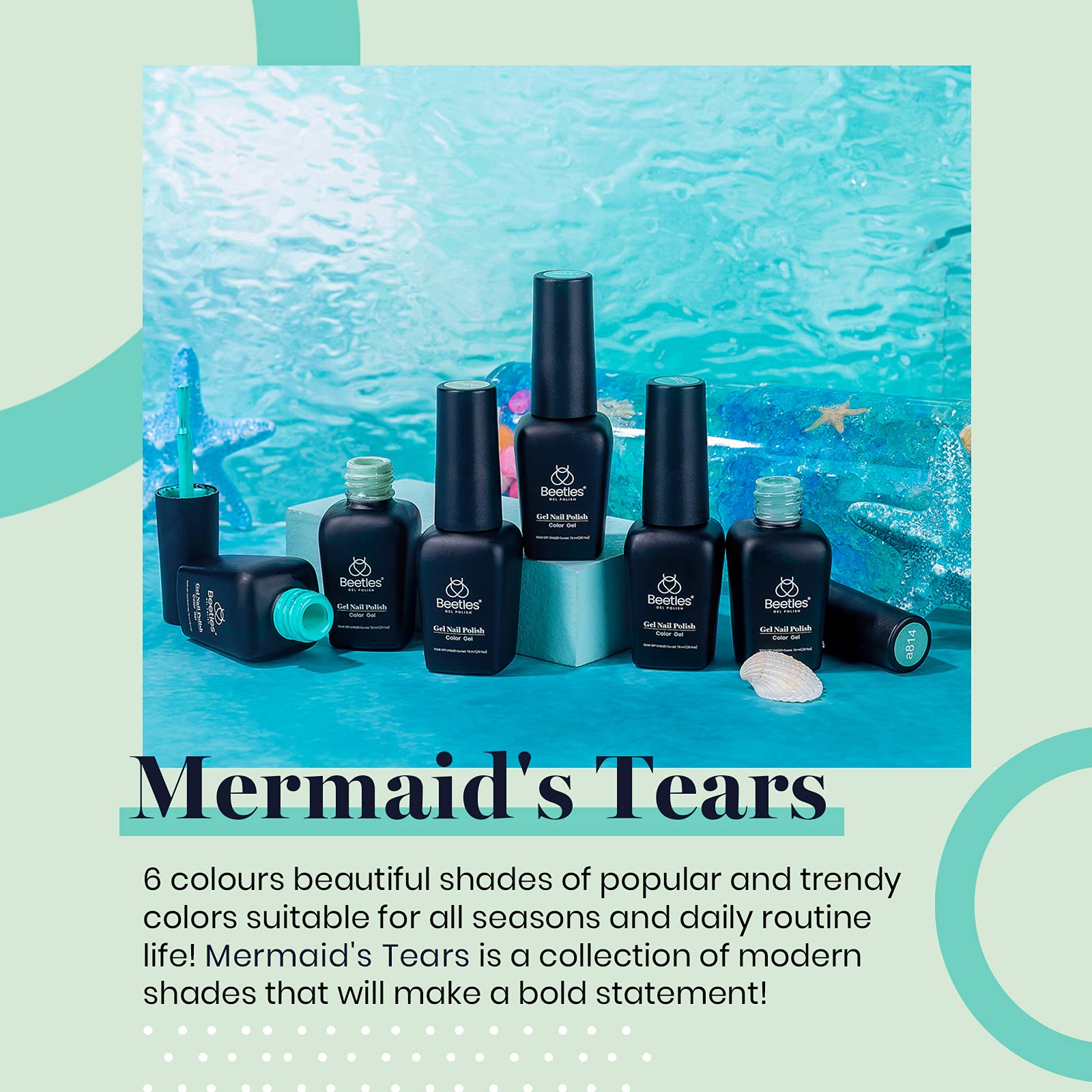 Mermaid's Tear | Gel Polish 6 Colors Set