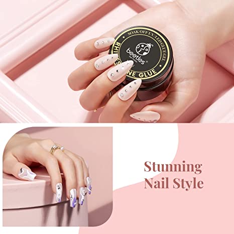 Nail Glue Gel Set Full Design Acessories