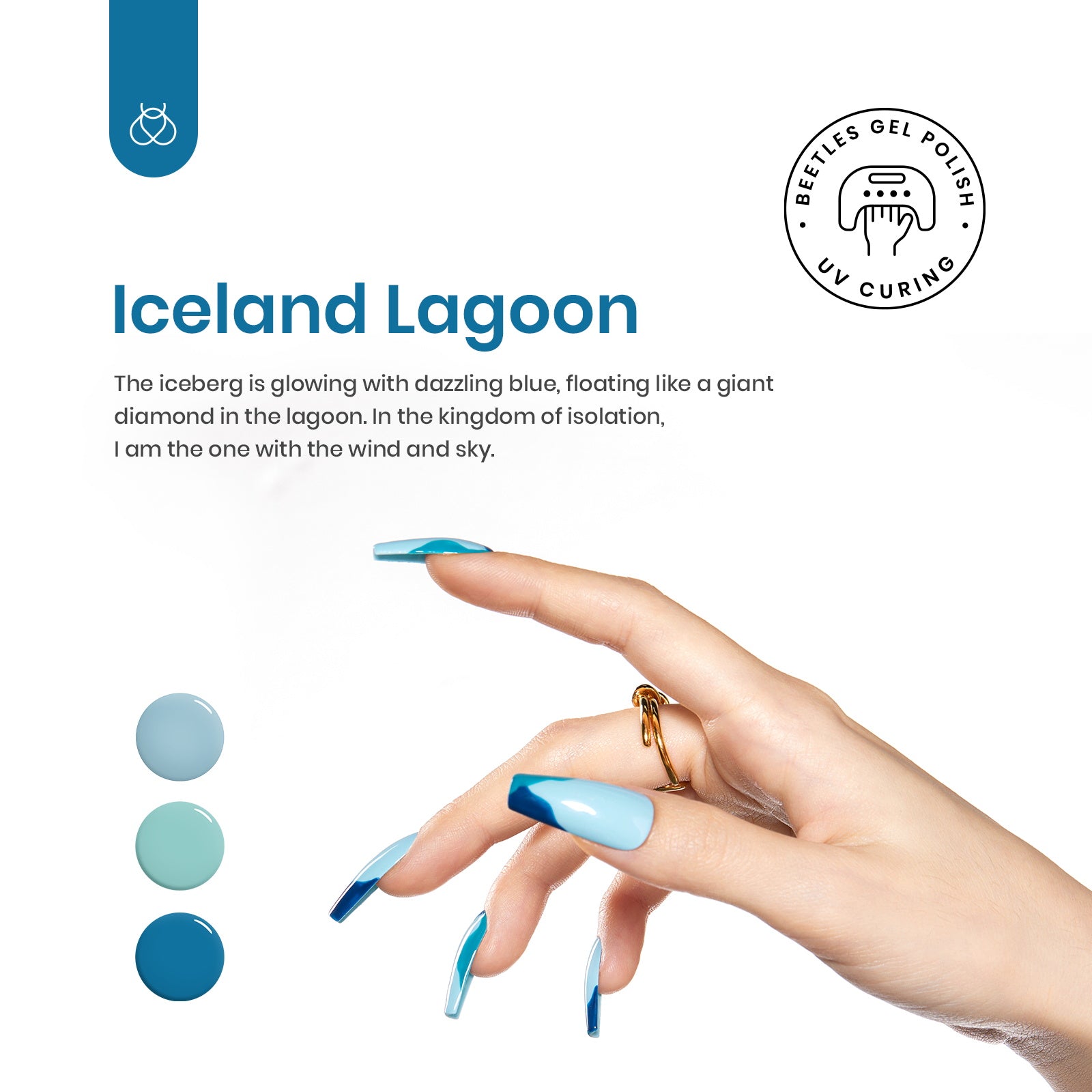 Iceland Lagoon | Gel Polish 6 Colors Set