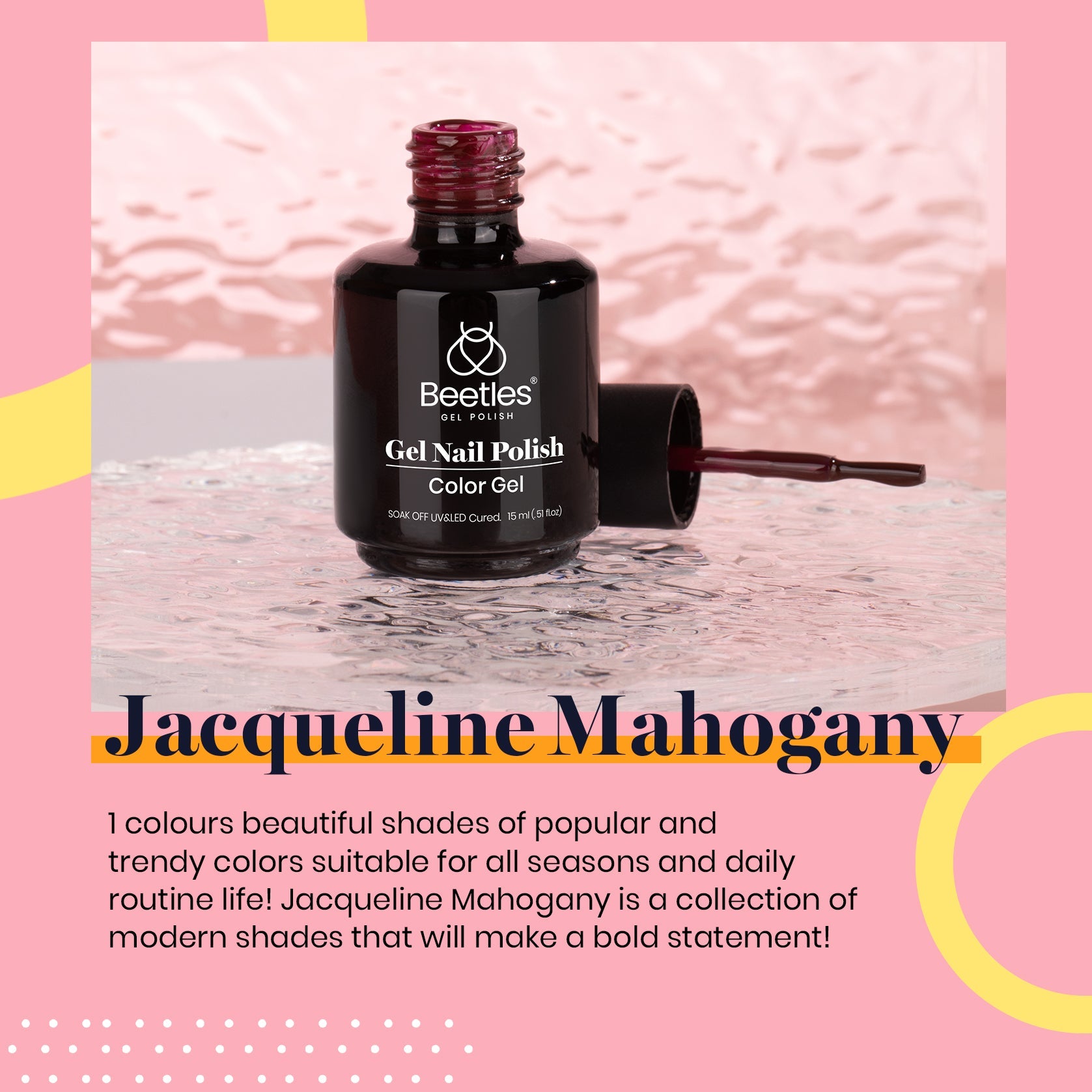 Jacqueline Mahogany #a236 |15ml Gel Polish