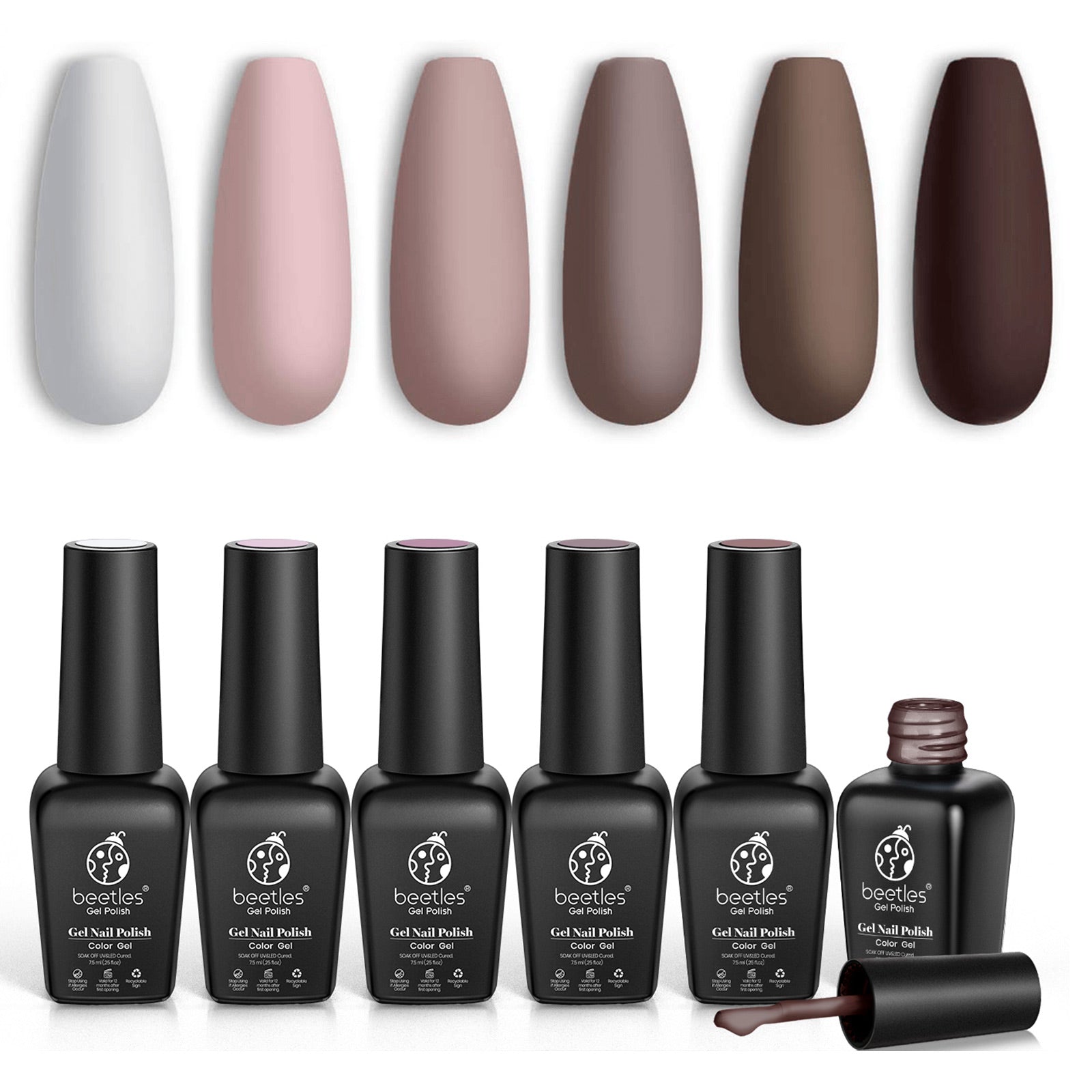 Coffee Cafe | Gel Polish 6 Colors Set