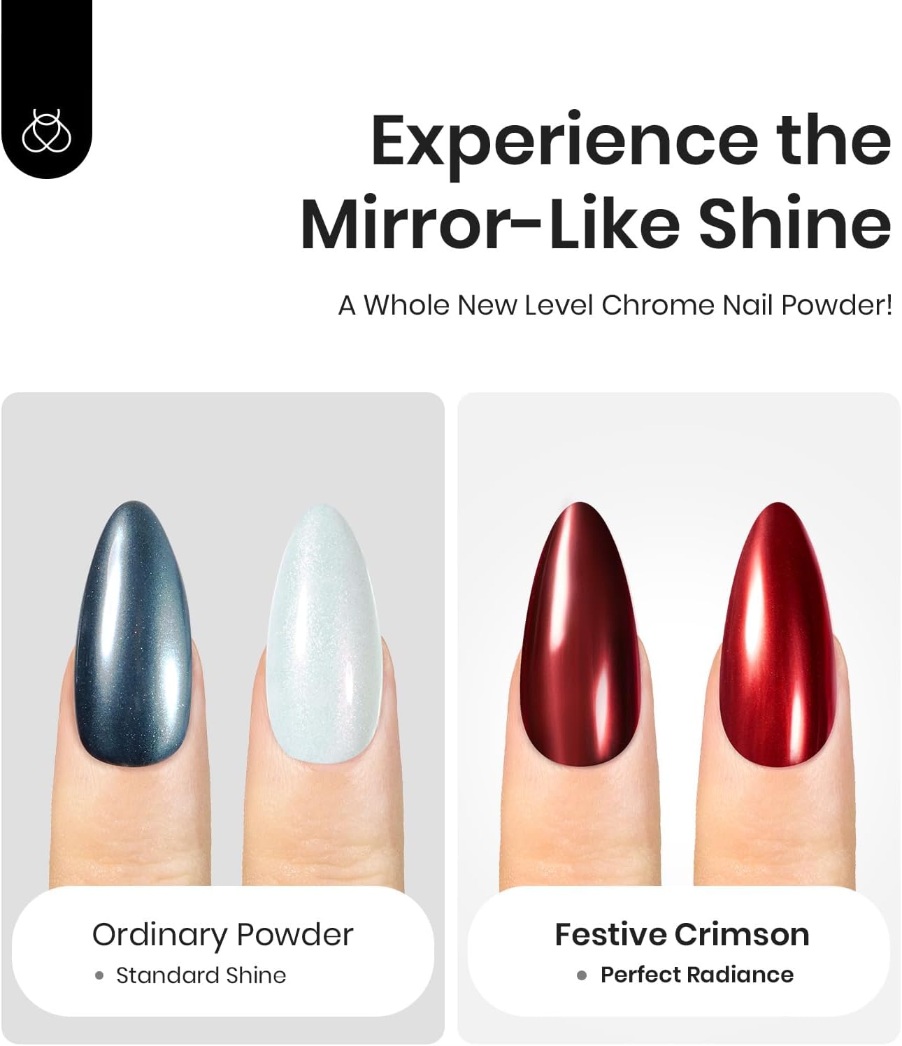 Red Metallic Mirror -  Mermaid Chrome Nail Powder