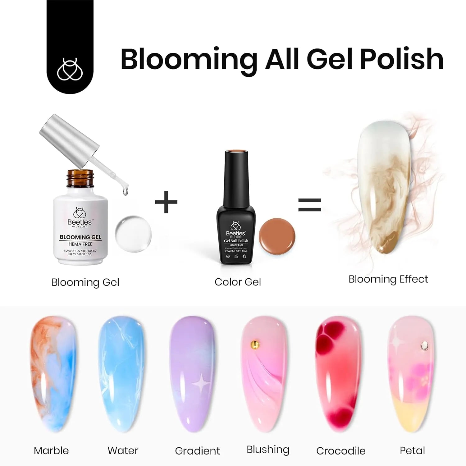 Hema-Free Blooming Gel Polish for Spreading Effect 20ML