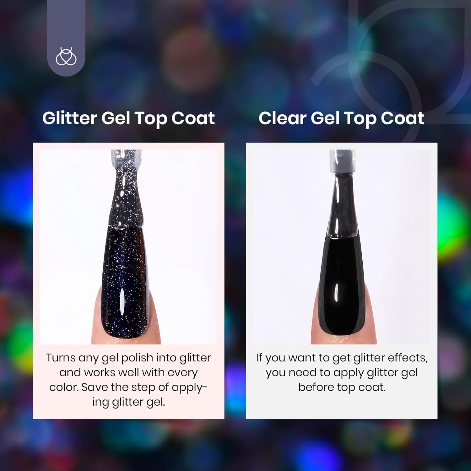 Beetles Holographic Glitter Top Coat | 15ML