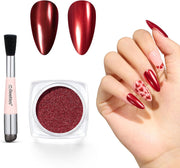 Red Metallic Mirror -  Mermaid Chrome Nail Powder