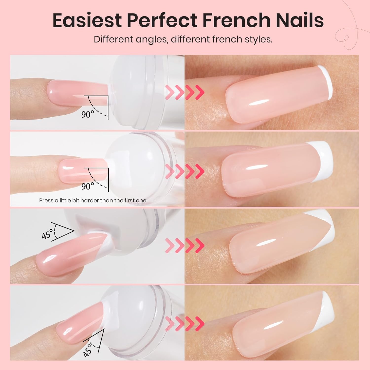 Beetles 4Pcs French Tip Nail Stamp