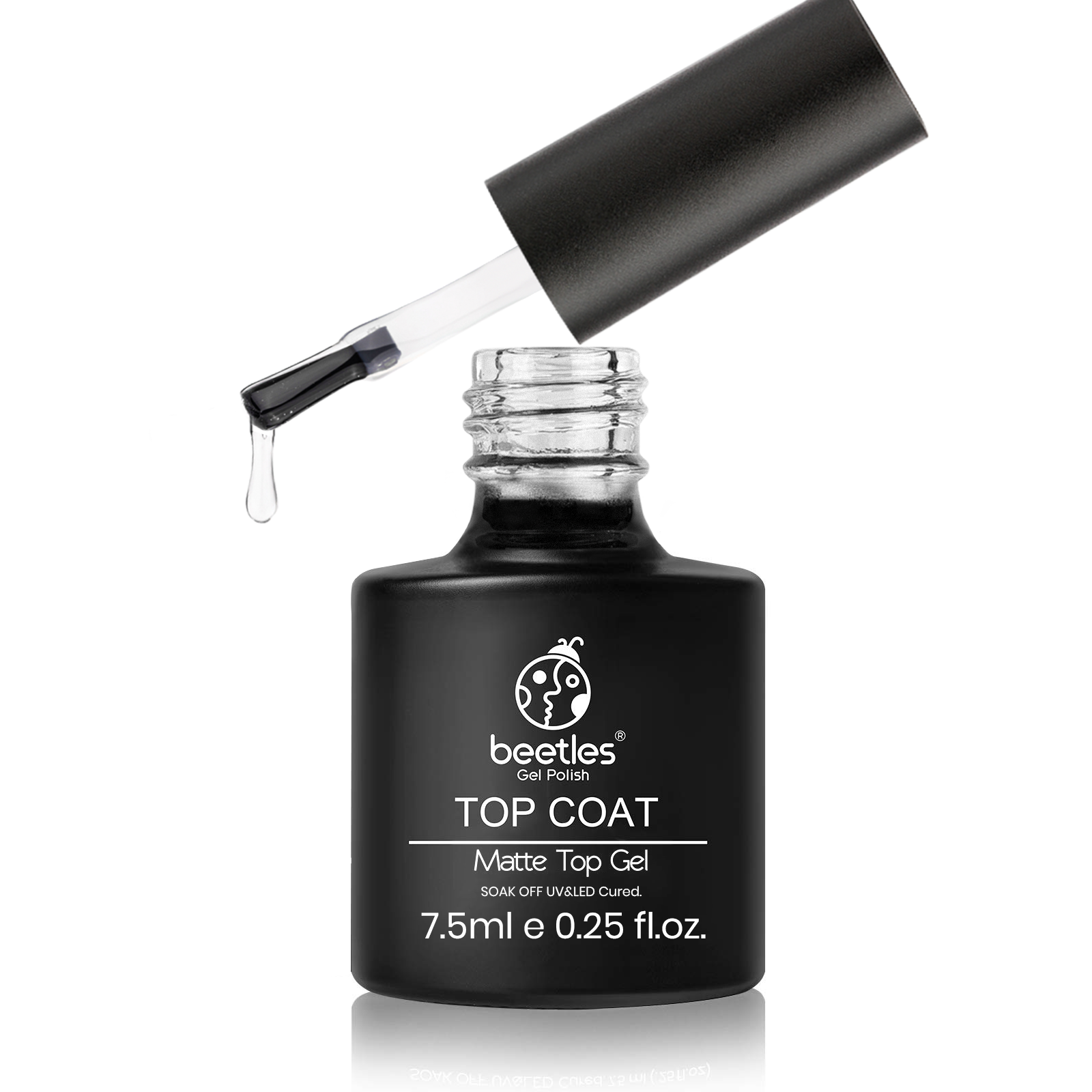 Beetles Matte Top Coat No Wipe Nail Gel