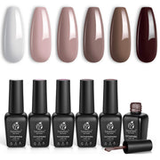 Coffee Cafe | Gel Polish 6 Colors Set