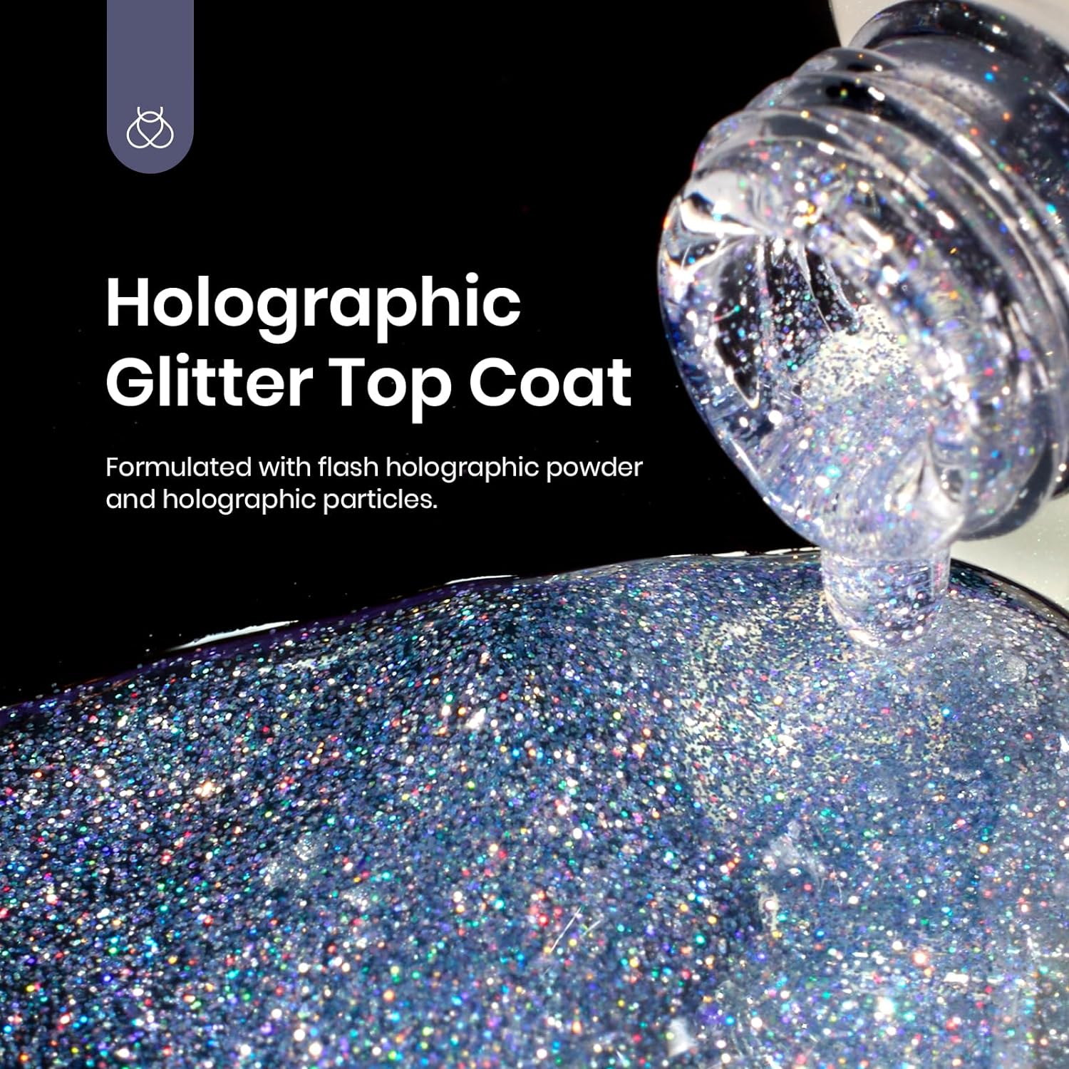 Beetles Holographic Glitter Top Coat | 15ML