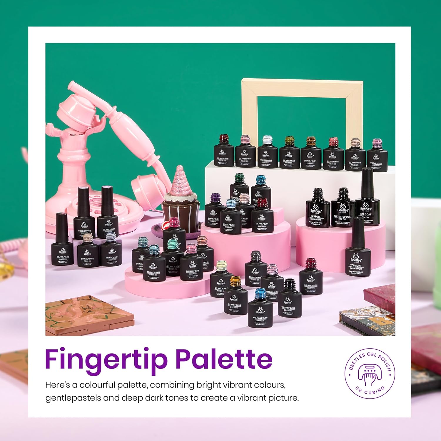 Fingertip Palette- 36 Colors Gel Nail Polish Gift Set