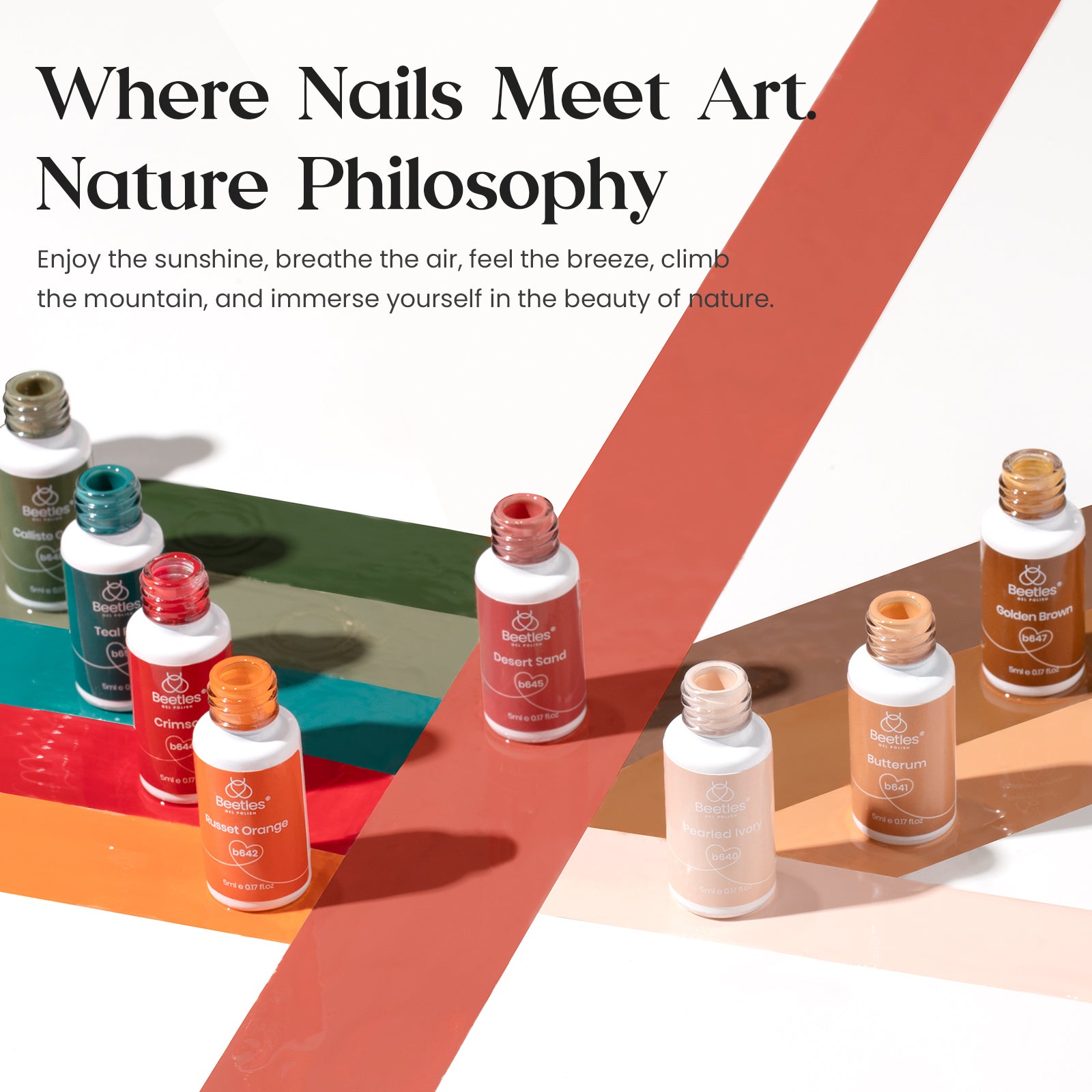 Nature Philosophy | Nail Art Gel Liner 6 Colors Set