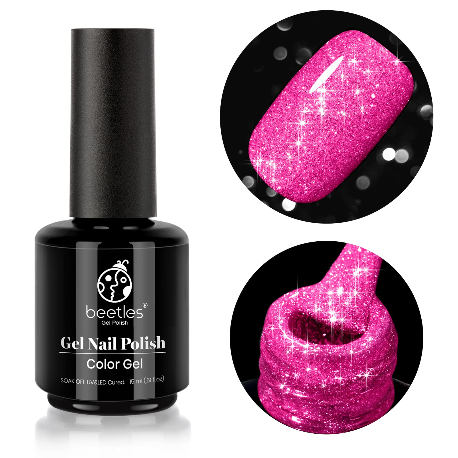 Hot Pink Glitter