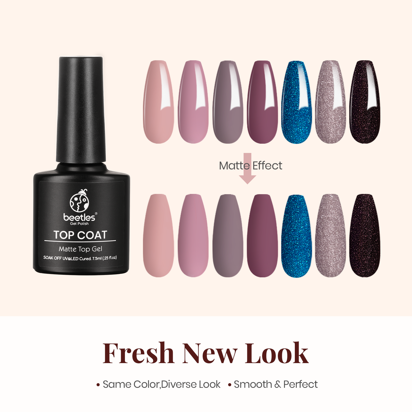 BASE TOP MATTE | Top Coat and Gel Base Coat