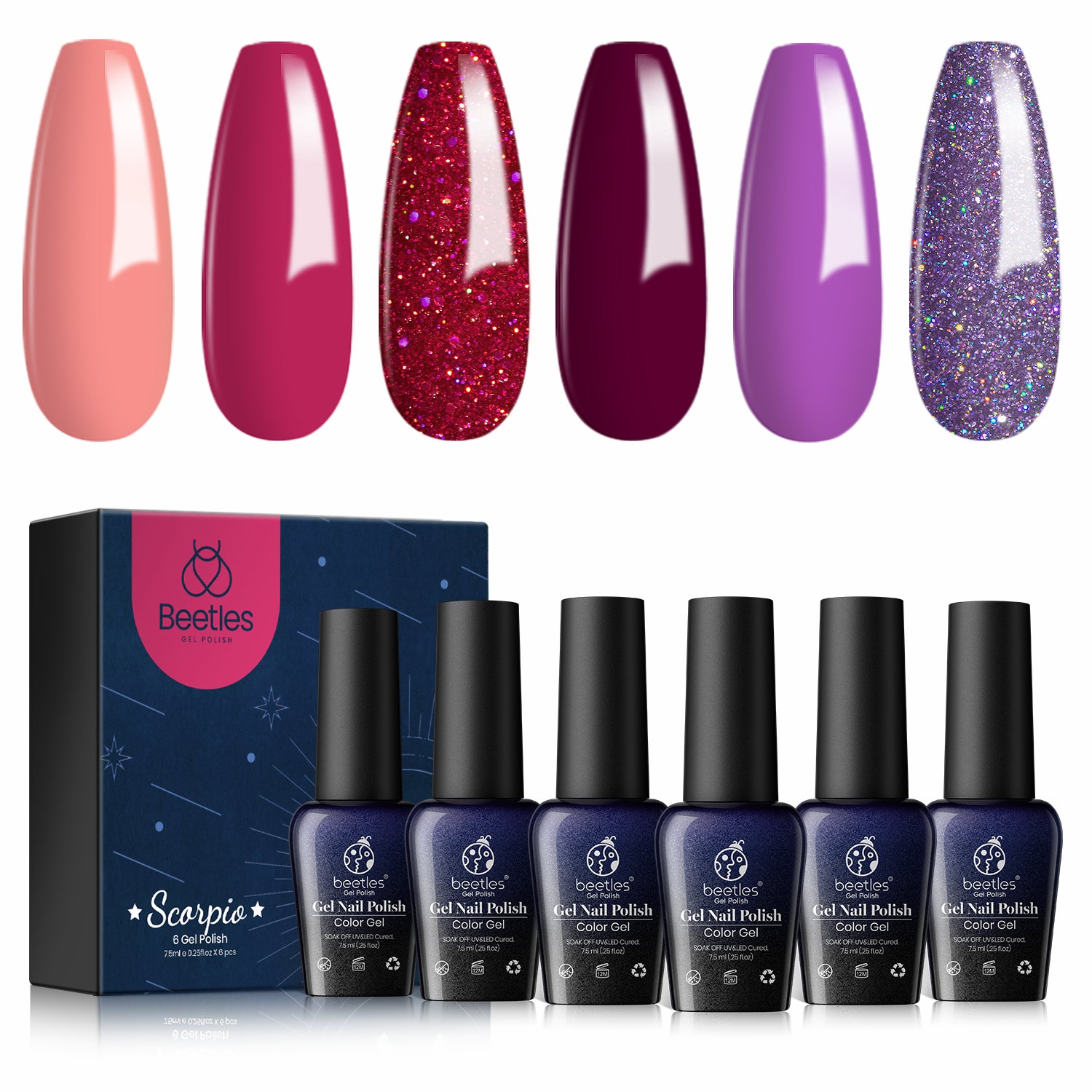 Scorpio Damn Charm | 6 Colors Gel Polish Set