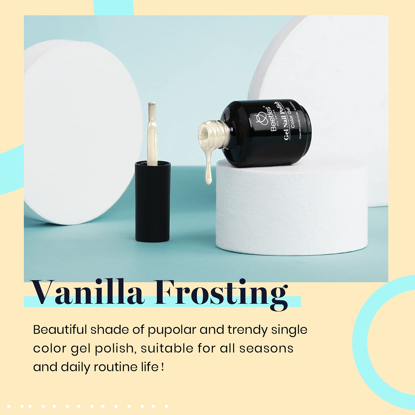 Vannilla Frosting #a809 |15ml Gel Polish