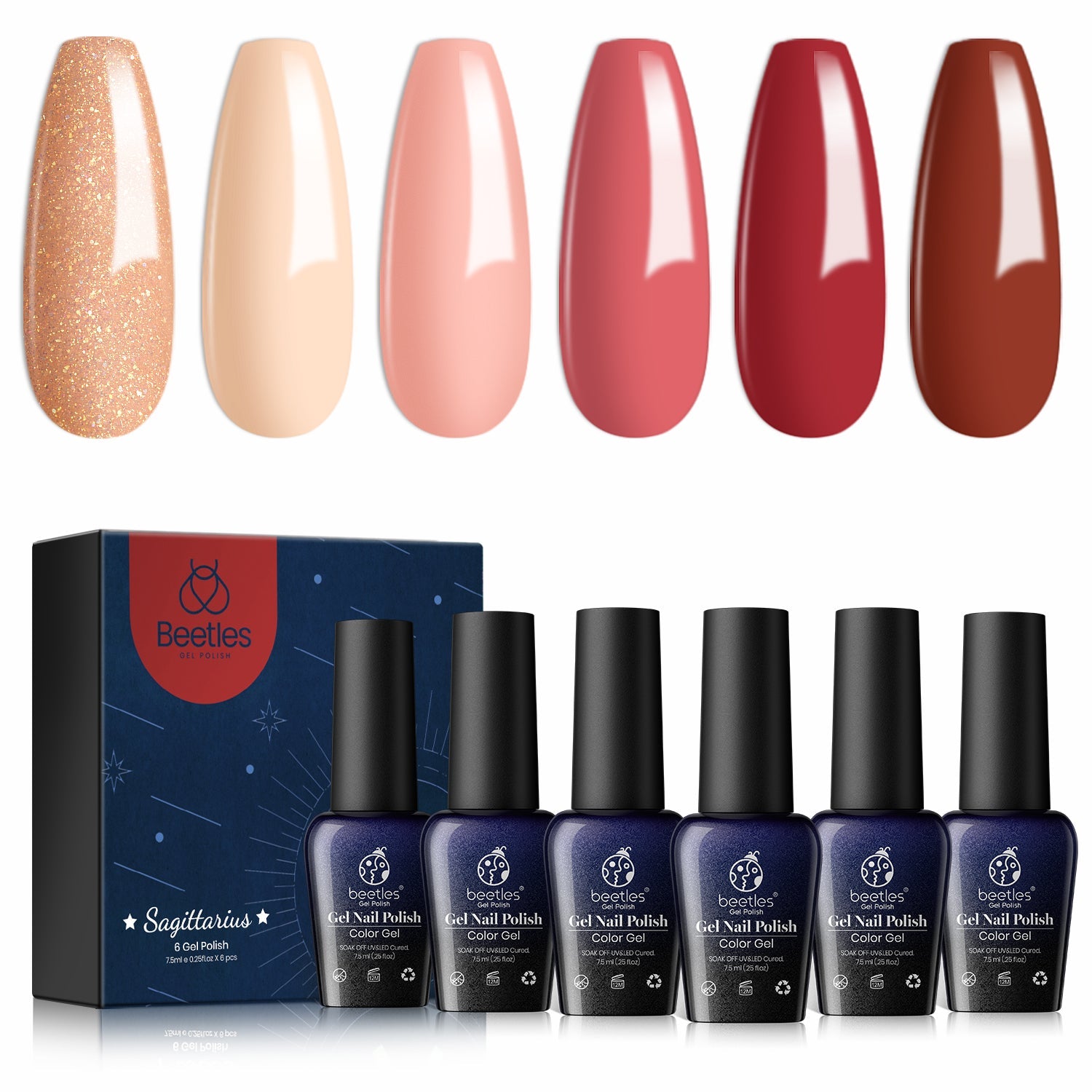 Sagittarius_Shot to your heart 11/12 | Gel Polish 6 Colors Set