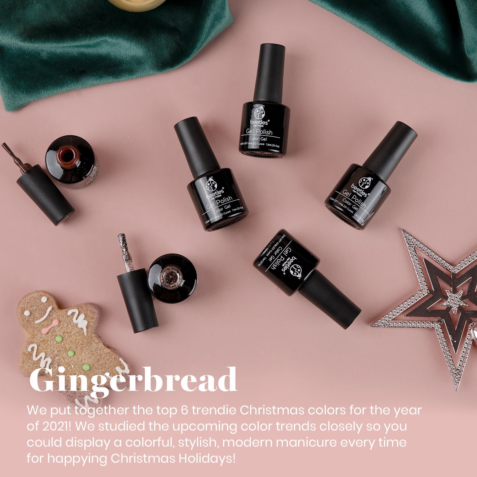 Gingerbread | Gel Polish 6 Colors Set