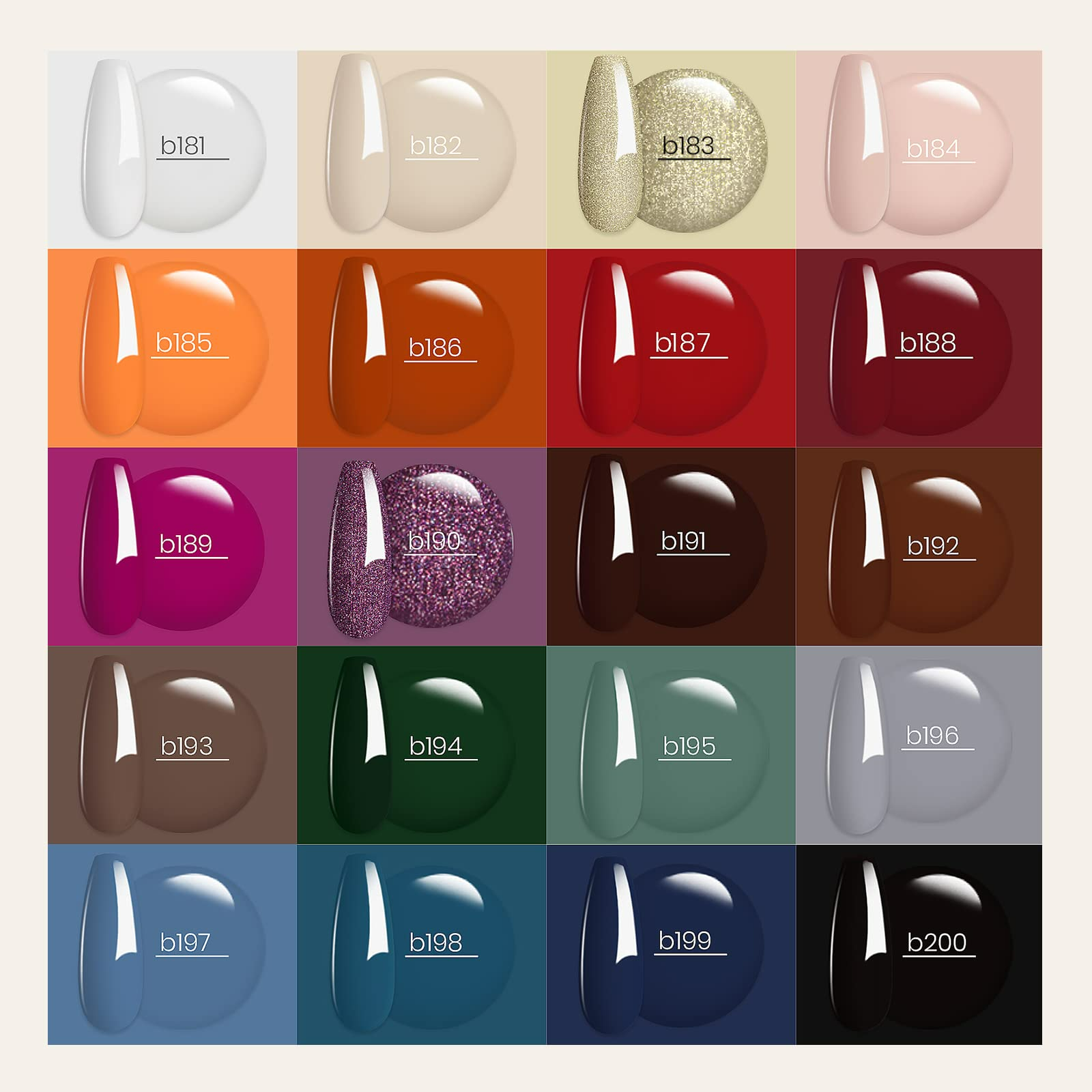 Glowing Attraction | Gel Polish 20 Colors Set