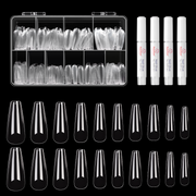 Press On Nail Tips Coffin Fake Nail Set - 500Pcs #002