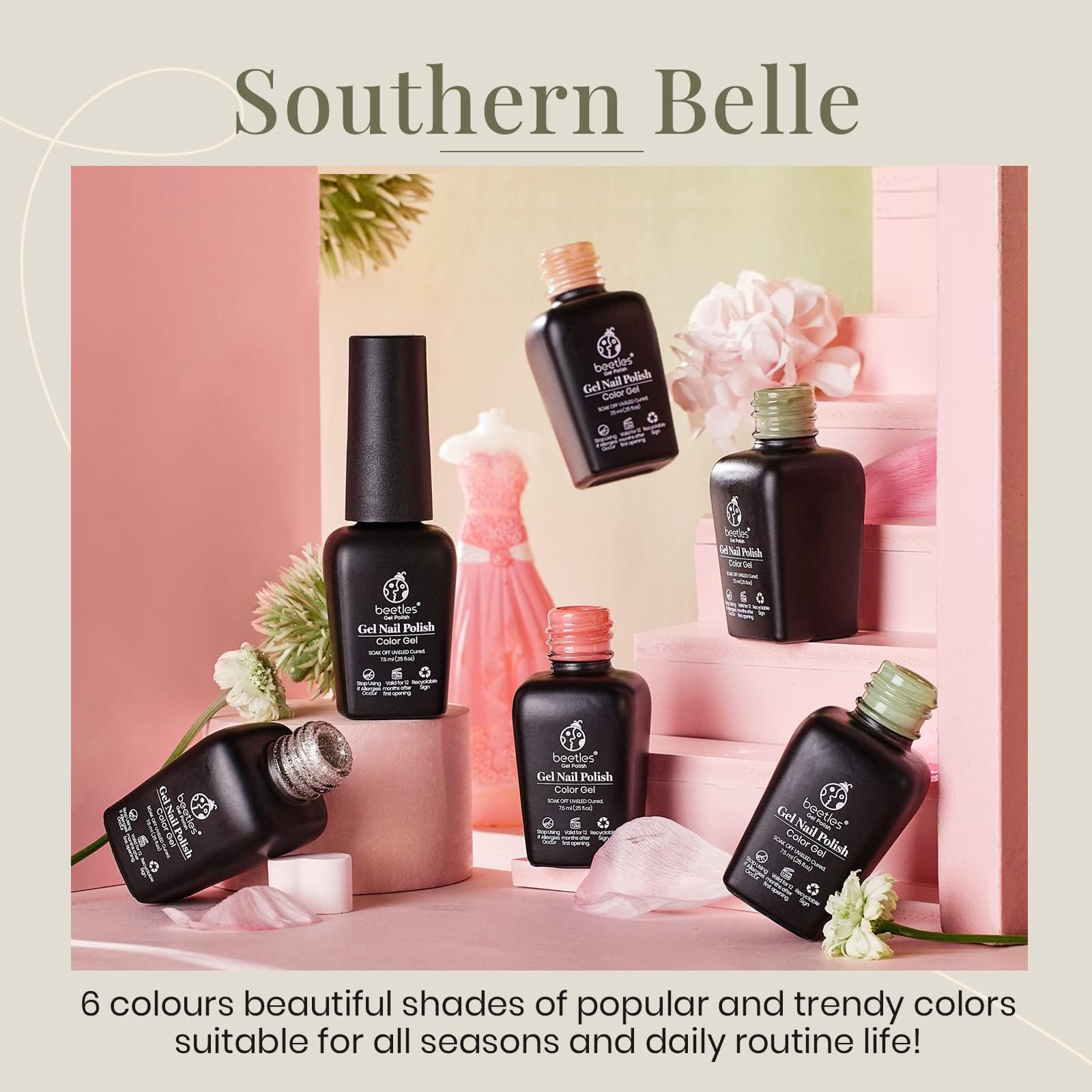 Southern Belle |  6 Colors Gel Polish Set