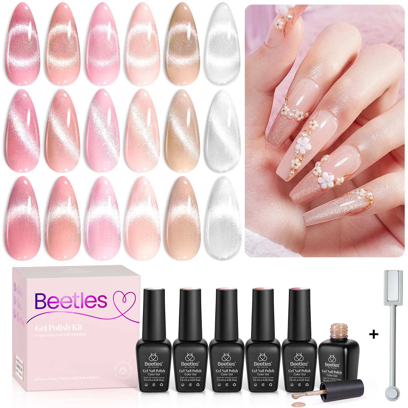 Pink Velvet | 6 Colors Gel Polish Set