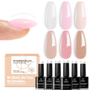 Sheer Luck-6 Colors Builder Nail Gel Set