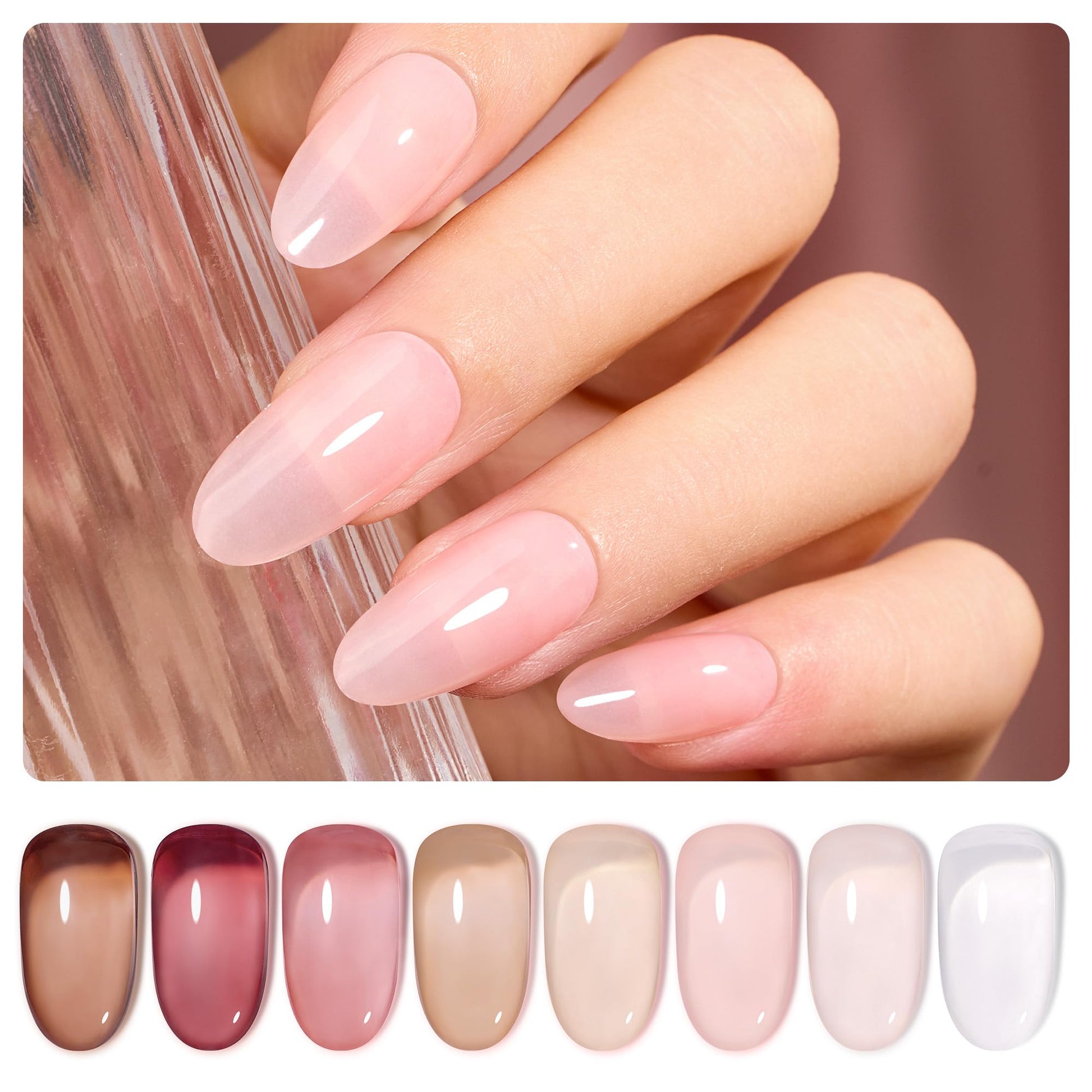 Sweet Temptation | 8 Colors Gel Polish Set