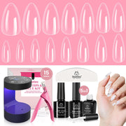 Medium Almond Nail Extension Kit 600Pc