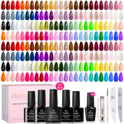 (each only $0.8)100 Colors 110 PCS Perfect Christmas Gift Gel Polish Set for All Season