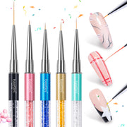 Nail Art Liner Brushes 5Pcs Set