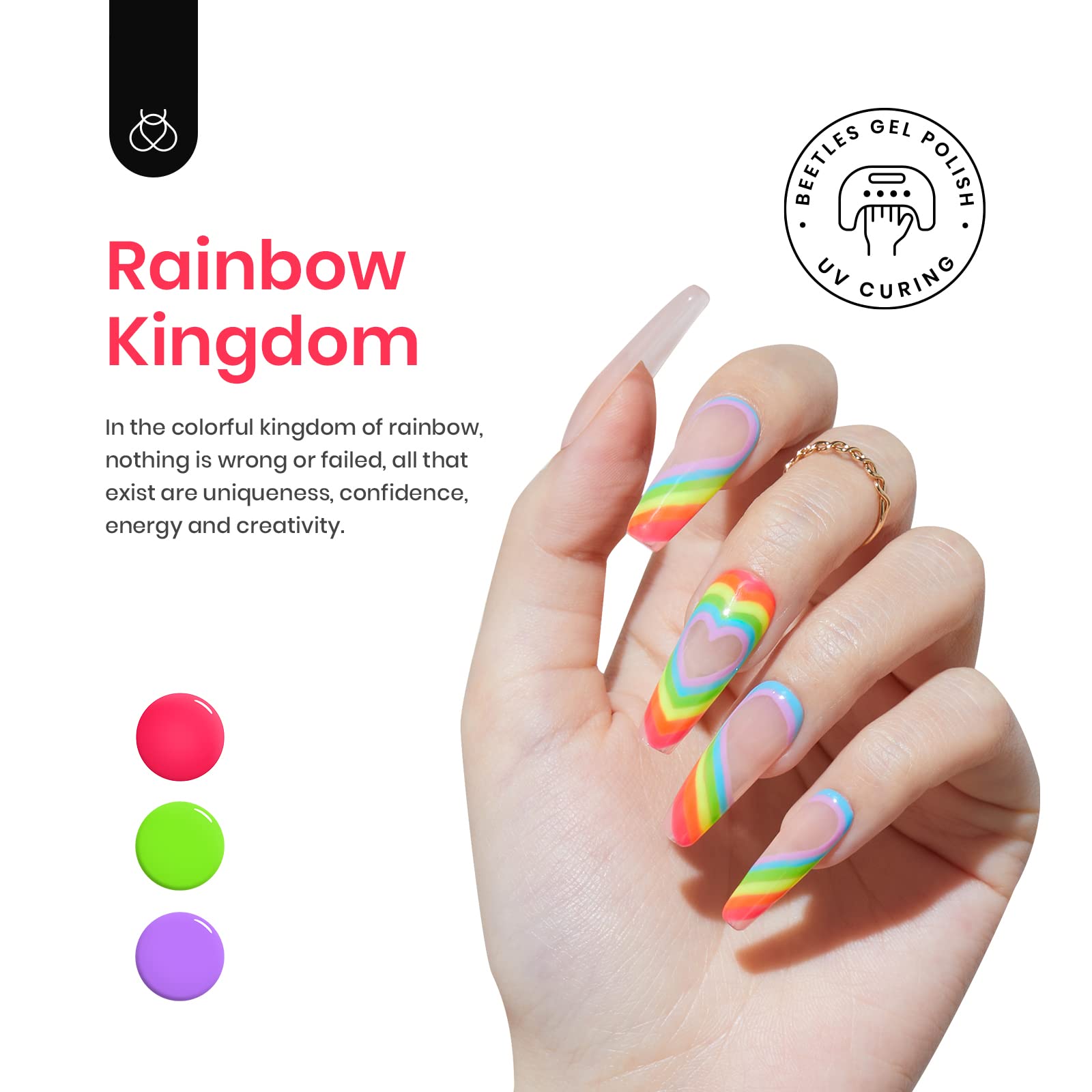 Rainbow Kingdom | 6 Colors Gel Polish Set