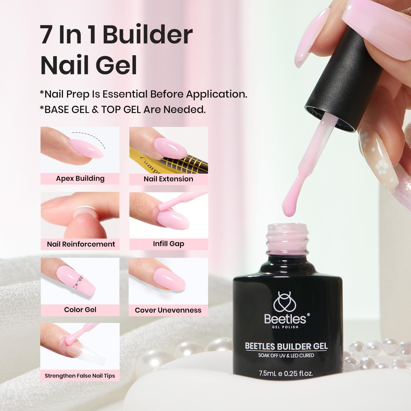 Sheer Luck-6 Colors Builder Nail Gel Set