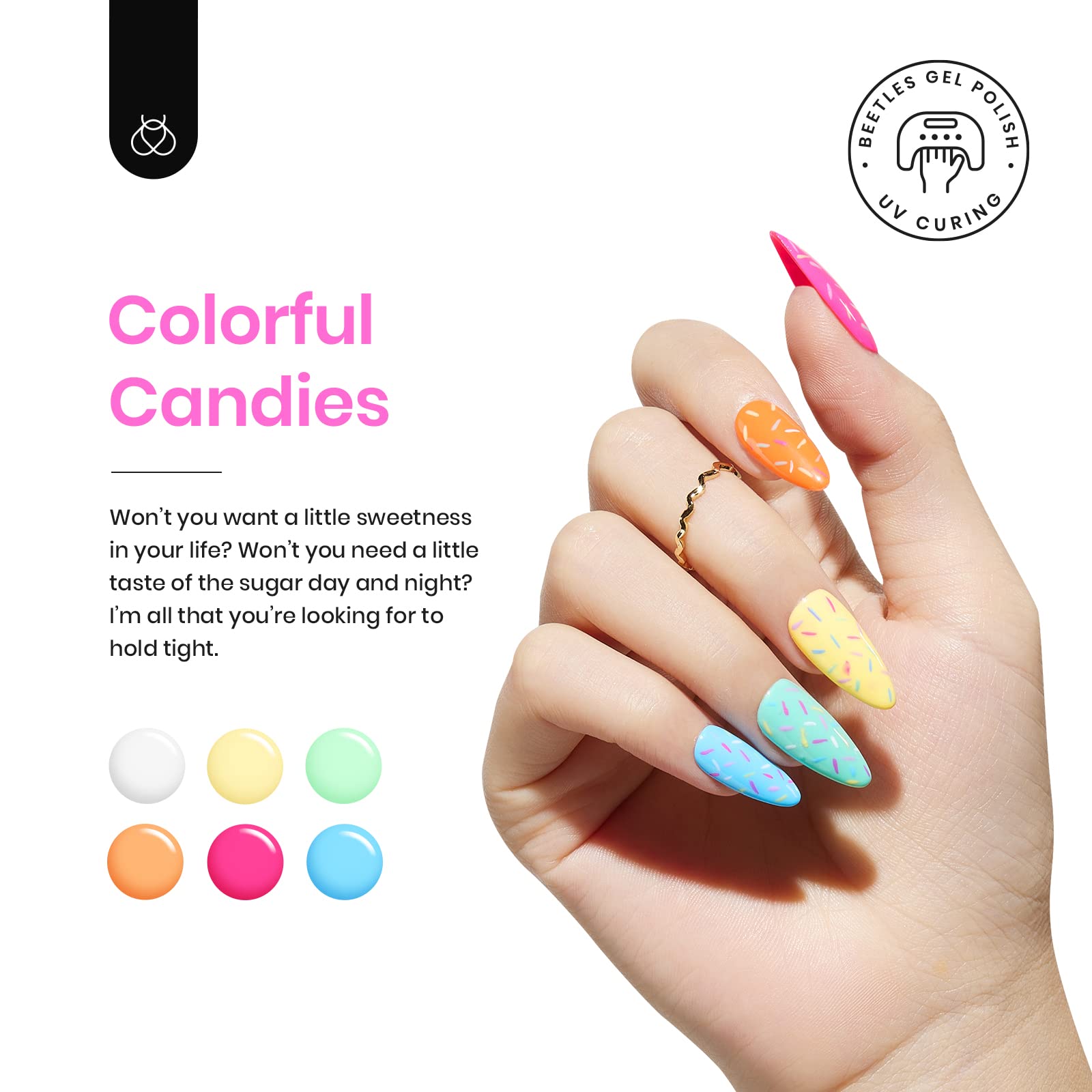 Colorful Candies- 36 Colors Gel Nail Polish Gift Set